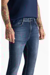 Calça Jogging Intense Blue Slim Lav.Escuro c Tie Dye