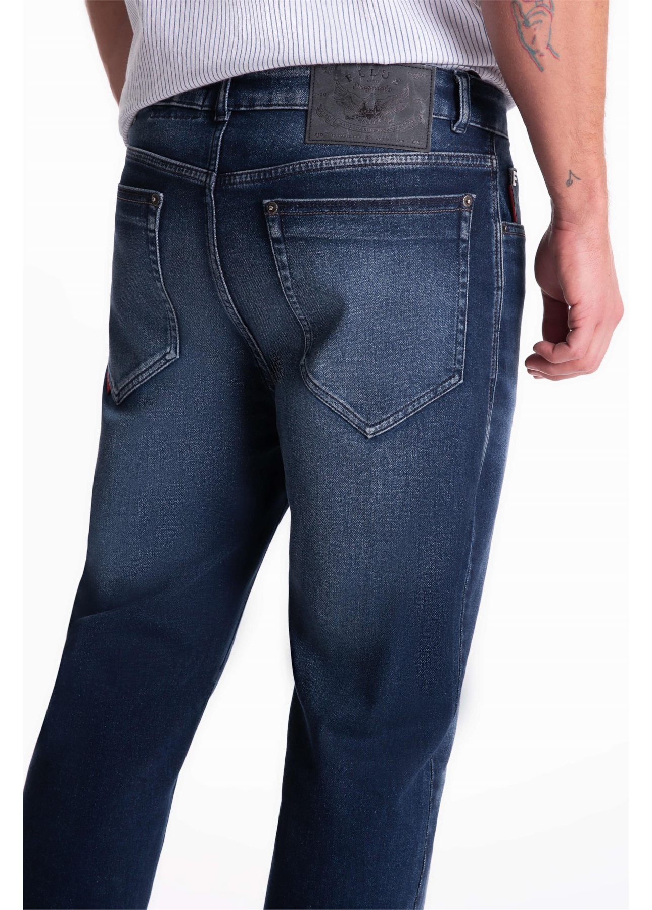 Calça Jogging Intense Blue Slim Lav.Escuro i