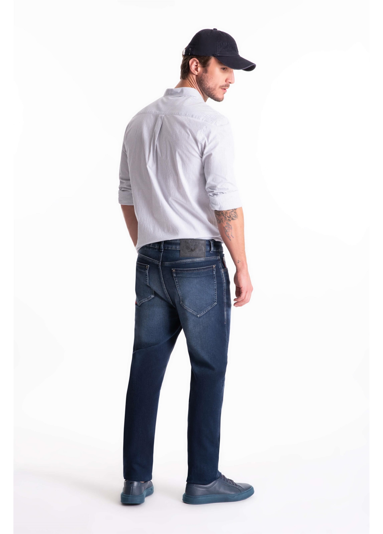 Calça Jogging Intense Blue Slim Lav.Escuro i