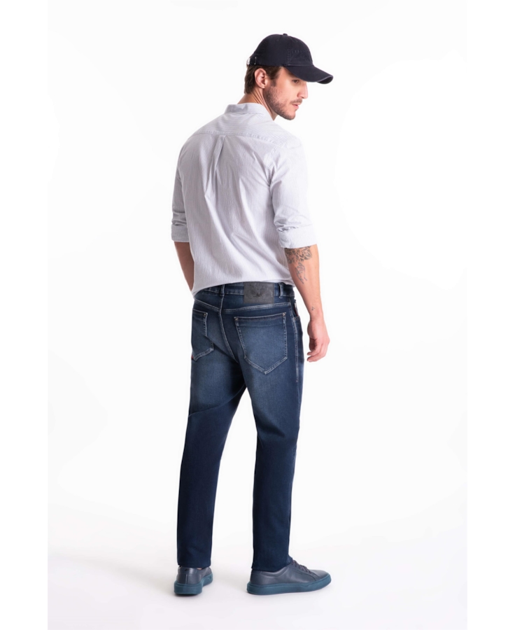 Calça Jogging Intense Blue Slim Lav.Escuro i