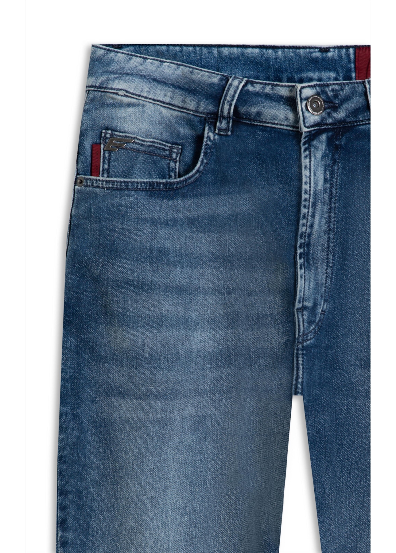 Calça Jogging Intense Blue Slim Lav.Medio