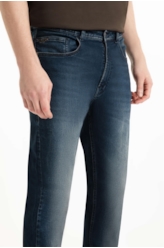 Calça Jogging Intense Blue Slim Lav.Medio