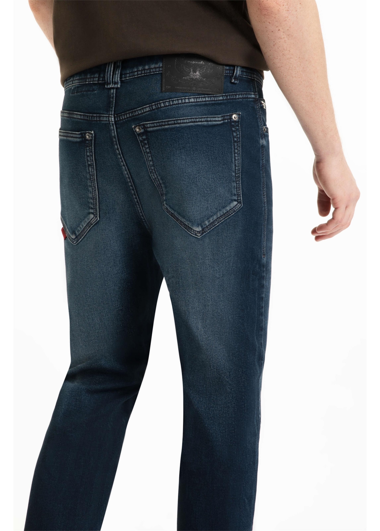 Calça Jogging Intense Blue Slim Lav.Medio