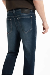 Calça Jogging Intense Blue Slim Lav.Medio