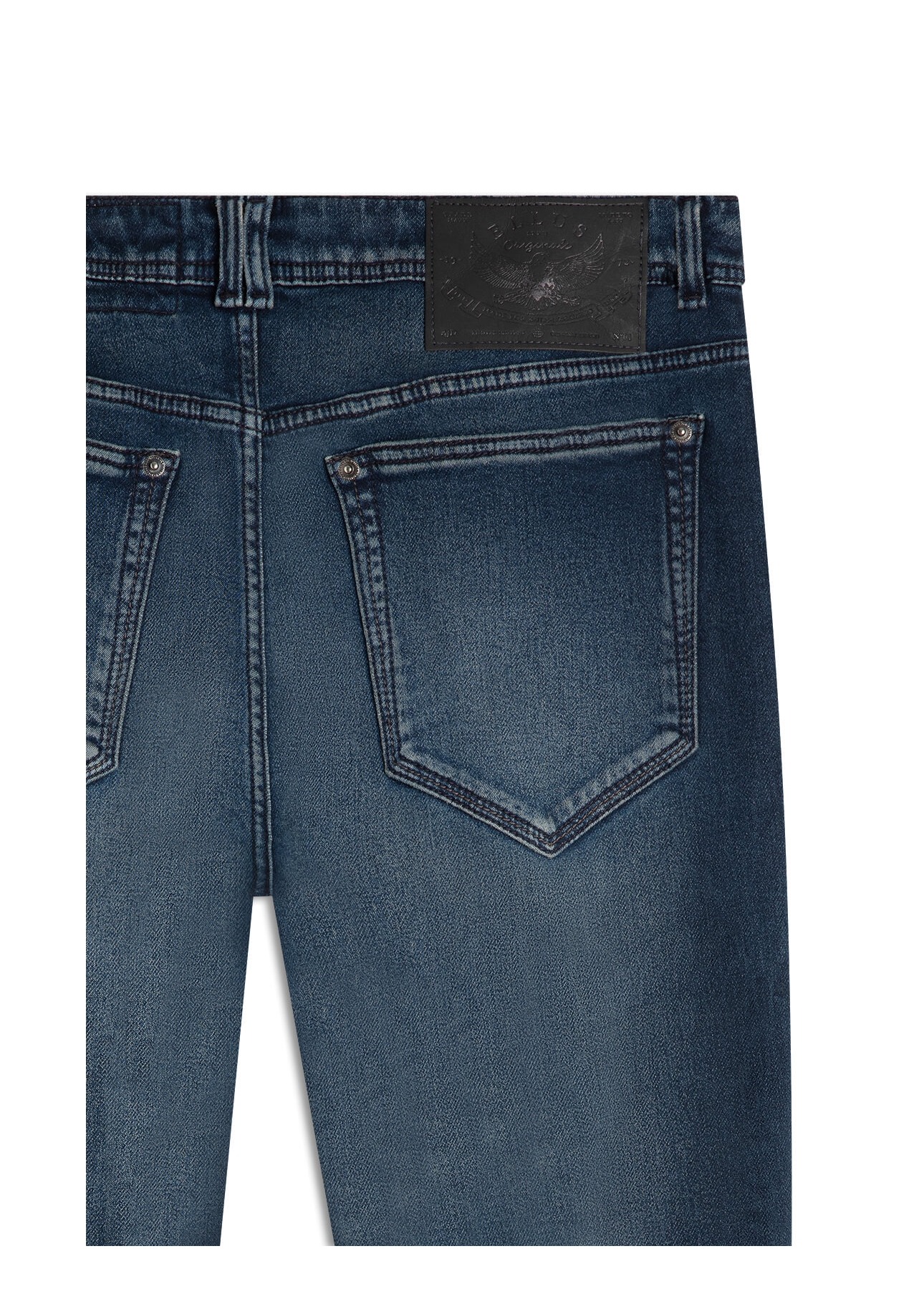 Calça Jogging Intense Blue Slim Lav.Medio