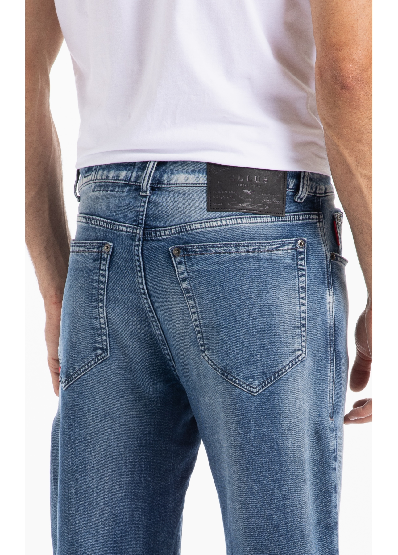 Calça Jogging Intense Blue Straight Lav.Claro
