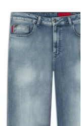 Calça Jogging Intense Blue Straight Lav.Claro