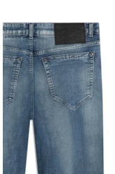 Calça Jogging Intense Blue Straight Lav.Claro