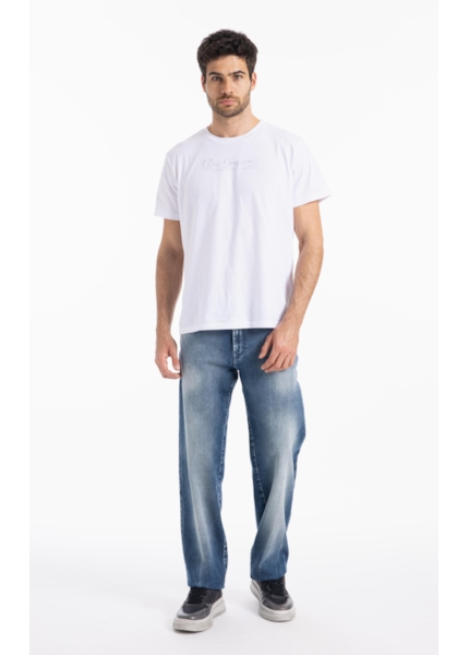 Calça Jogging Intense Blue Straight Lav.Claro