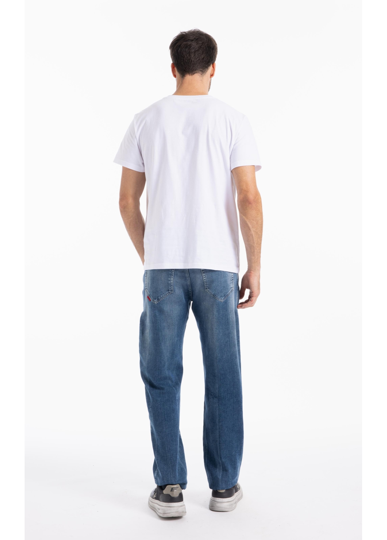 Calça Jogging Intense Blue Straight Lav.Claro