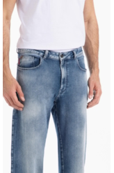 Calça Jogging Intense Blue Straight Lav.Claro