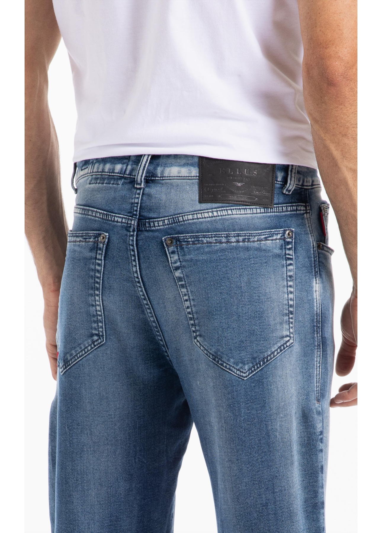Calça Jogging Intense Blue Straight Lav.Claro