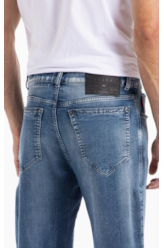 Calça Jogging Intense Blue Straight Lav.Claro