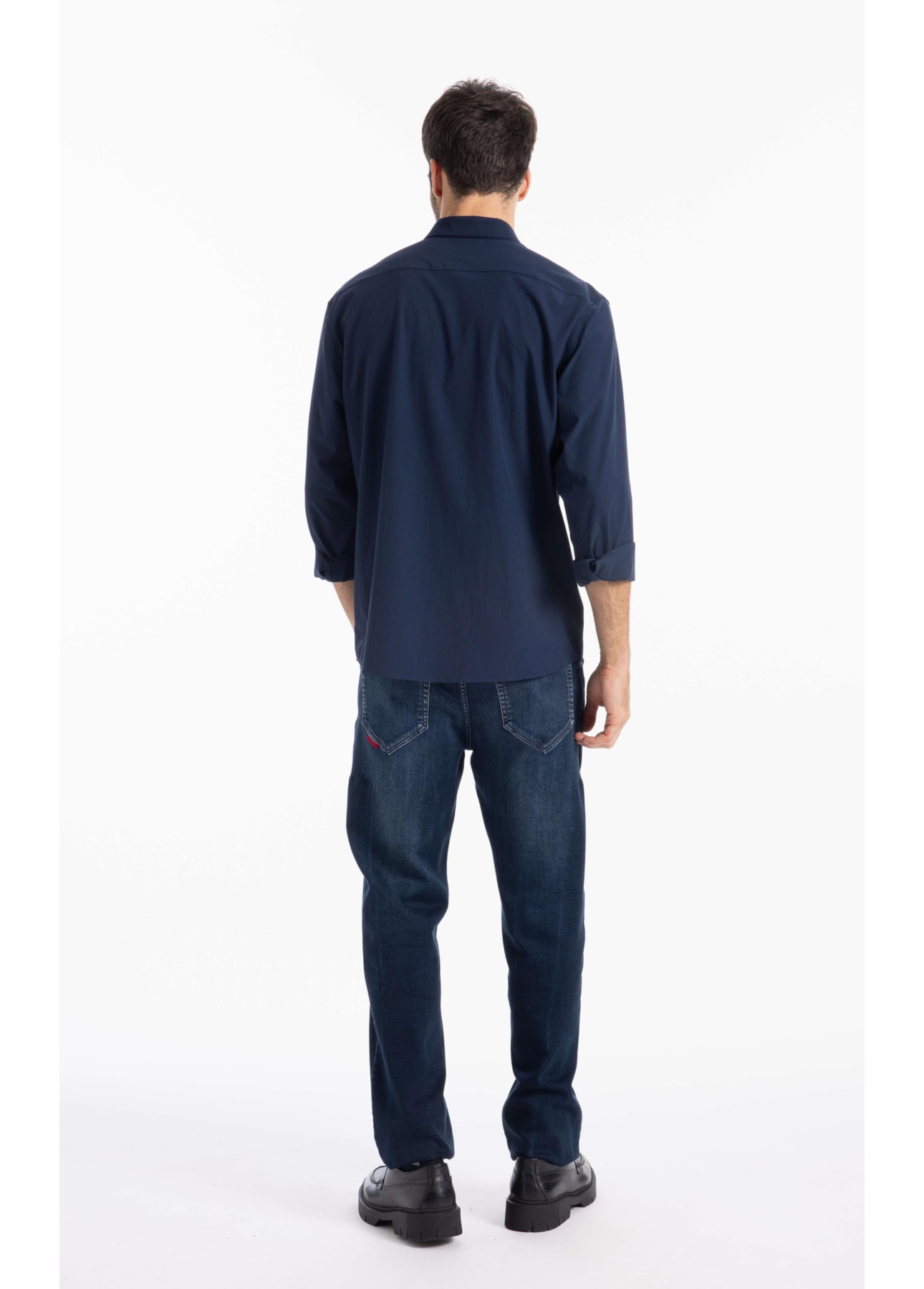 Calça Jogging Intense Blue Straight Lav.Escuro