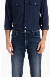 Calça Jogging Intense Blue Straight Lav.Escuro