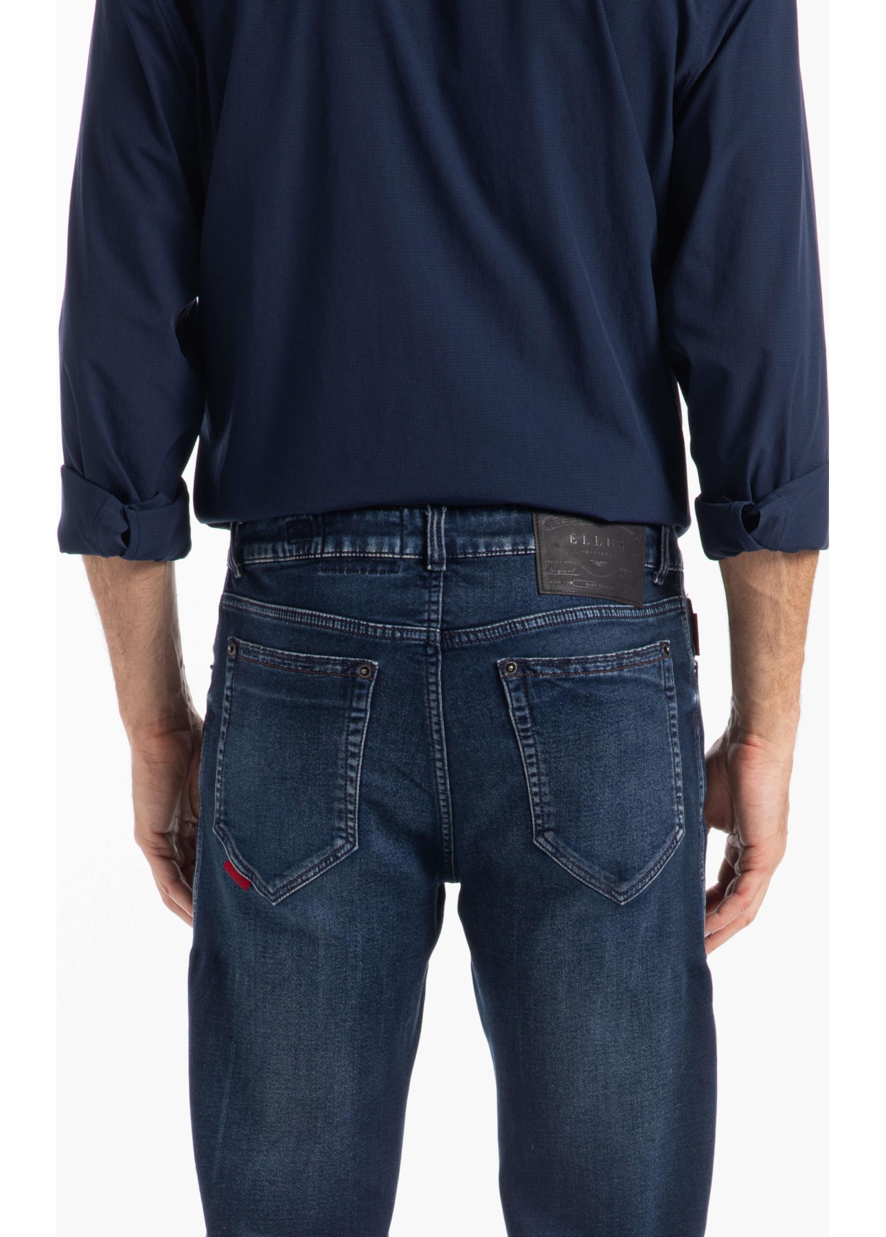 Calça Jogging Intense Blue Straight Lav.Escuro