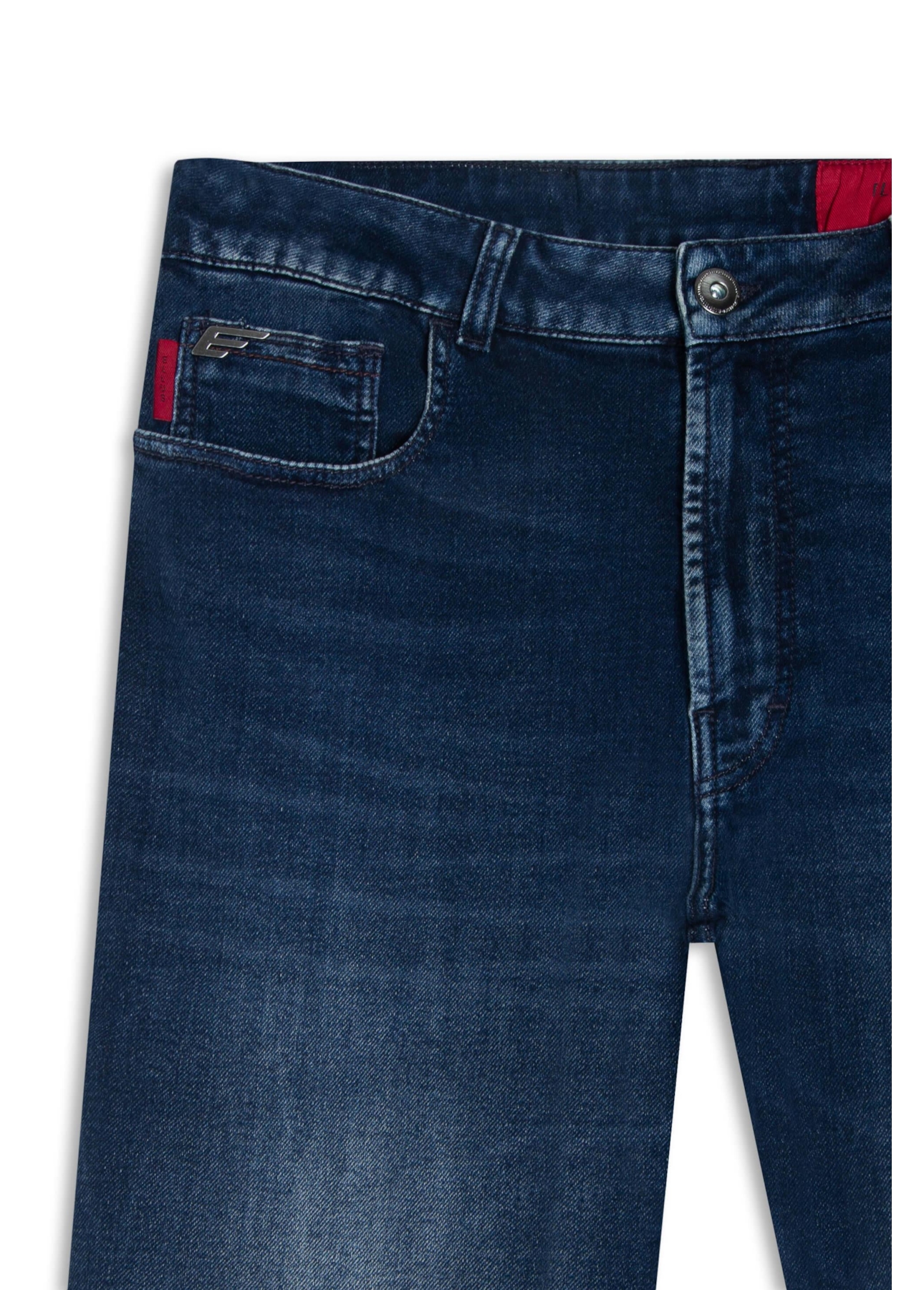 Calça Jogging Intense Blue Straight Lav.Escuro