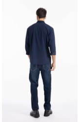 Calça Jogging Intense Blue Straight Lav.Escuro