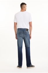 Calça Jogging Intense Blue Straight Lav. Medio