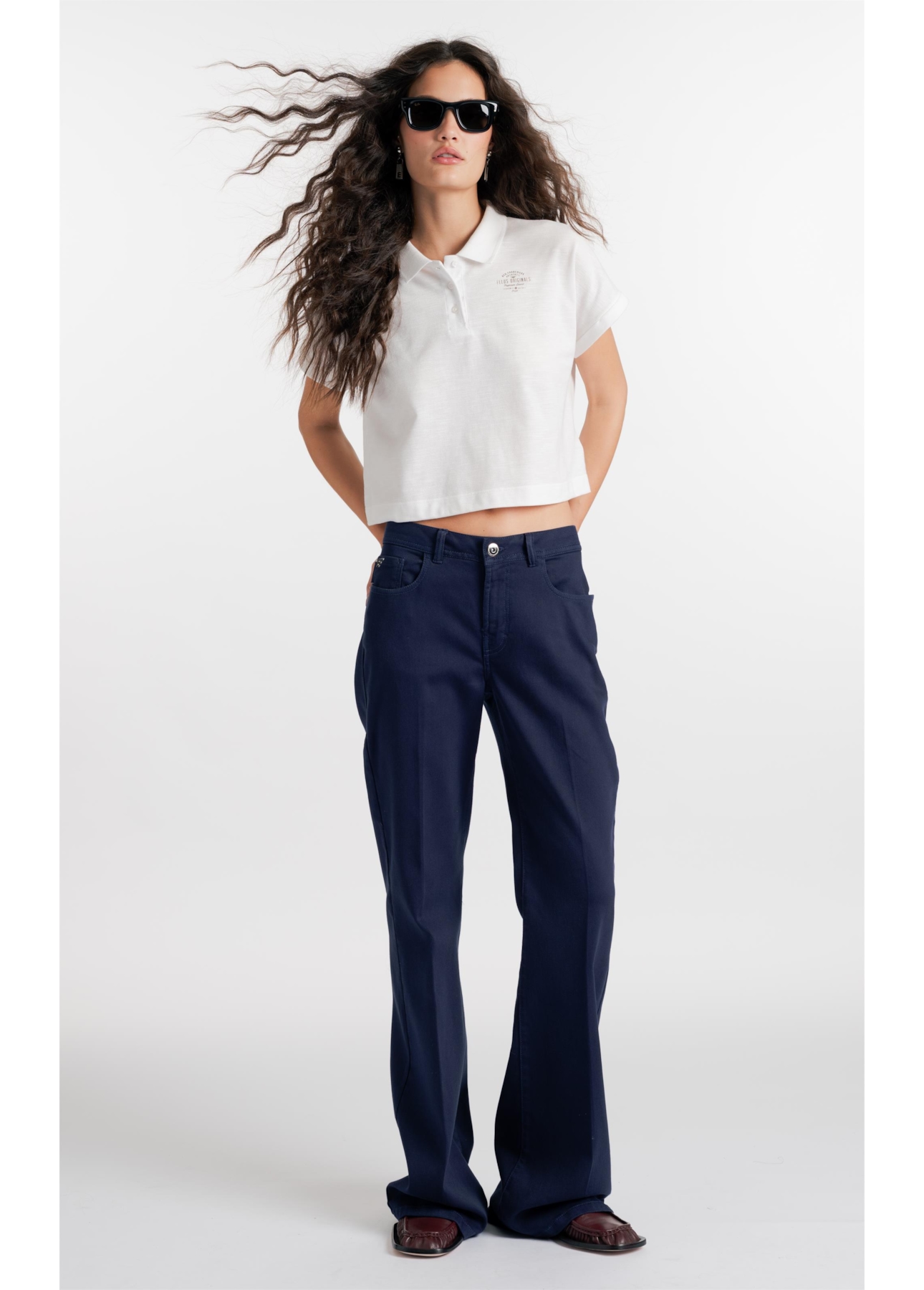 Calça Jogging Liocel Flare Marinho