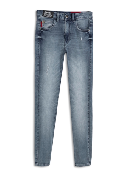 Calça Jogging Memory Gisele 1047 Lav.Claro C/ Pinc