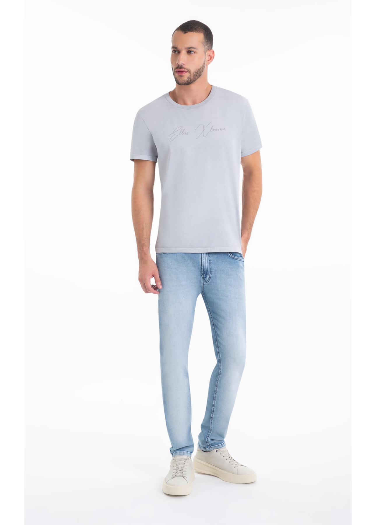 Calça Jogging Memory Skinny 1598-Lav.Claro C/ Sky