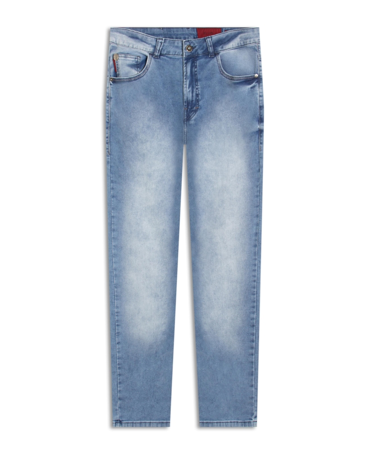 Calça Jogging Memory Skinny Lav.Claro C/ Grampos