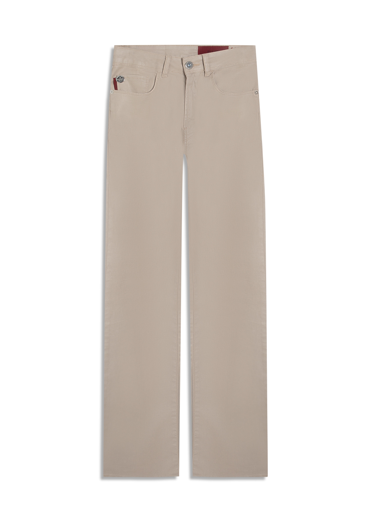 Calça Leather Denim Bootcut Sandy