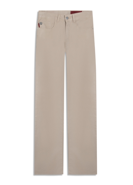 Calça Leather Denim Bootcut Sandy