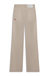 Calça Leather Denim Bootcut Sandy