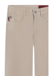 Calça Leather Denim Bootcut Sandy