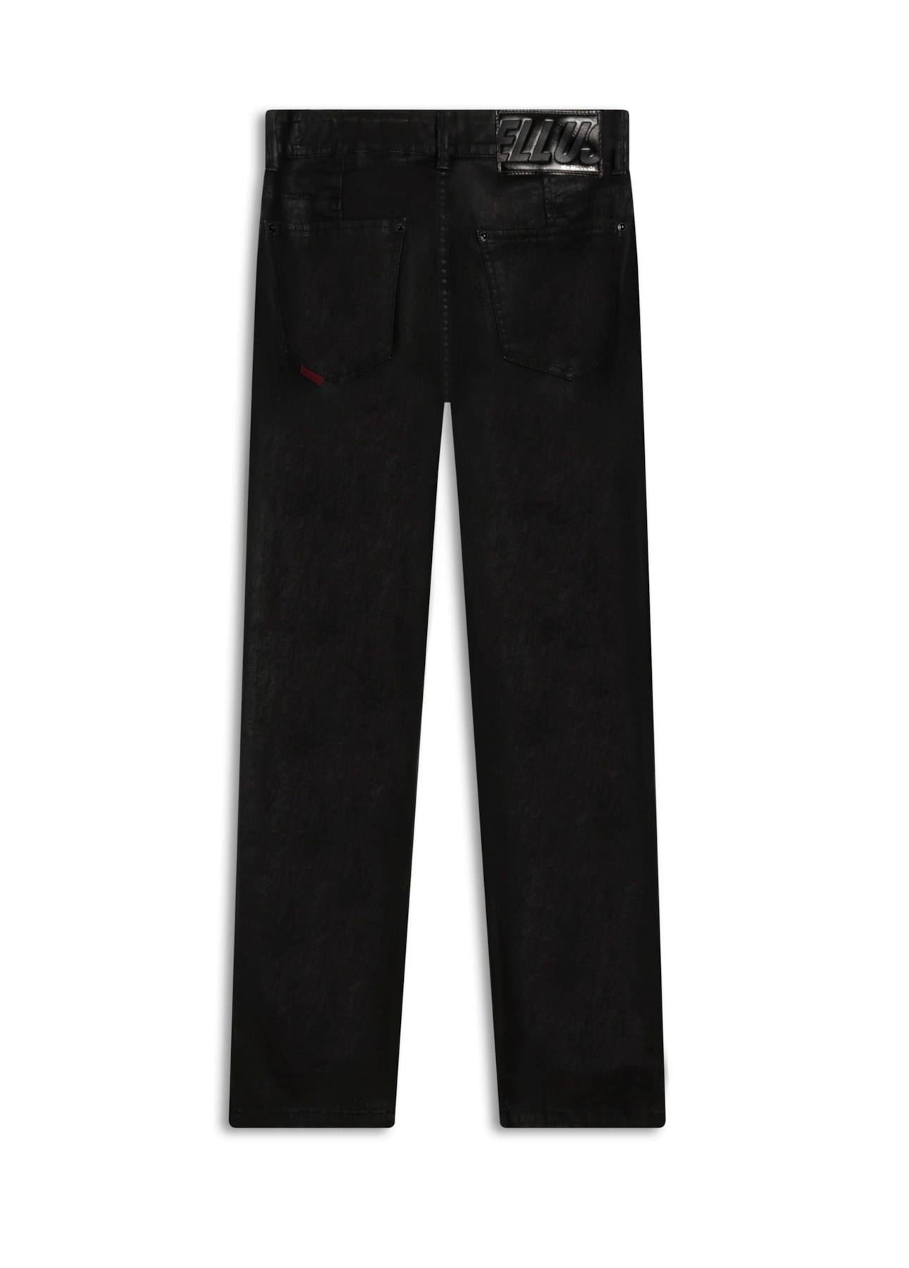 Calça Leather Denim Gigi Alfaiataria Preto