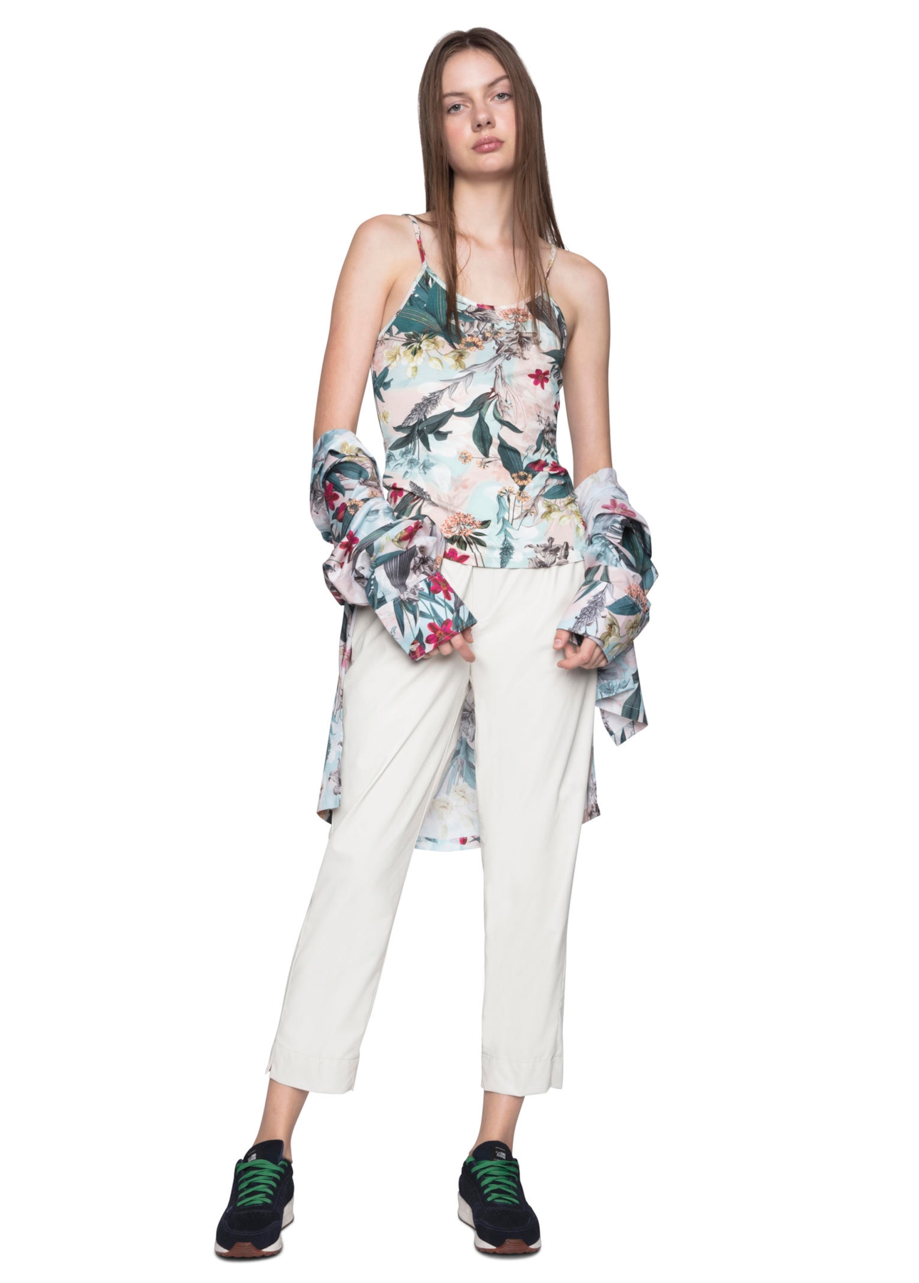 Calça Leather Skin Relax Off White