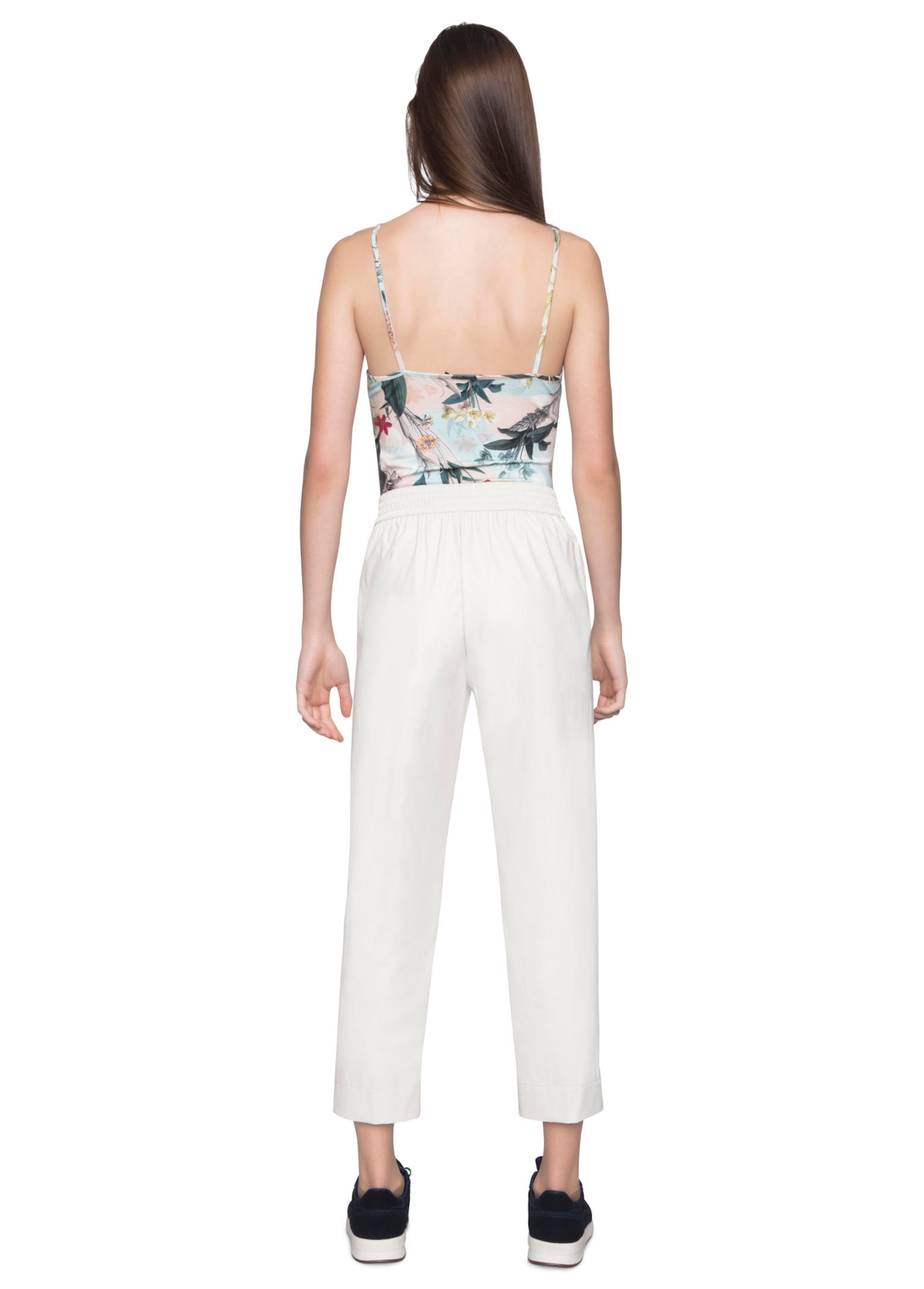 Calça Leather Skin Relax Off White