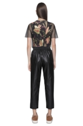 Calça Leather Skin Relax Preto