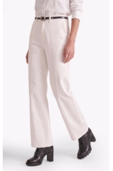 Calça Linen Blend Patt d Eph b Faca Branco