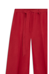 Calça Linen Fresh Wideleg Bordeaux