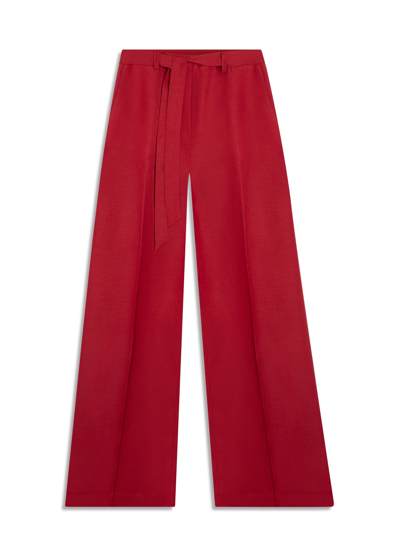Calça Linen Fresh Wideleg Bordeaux