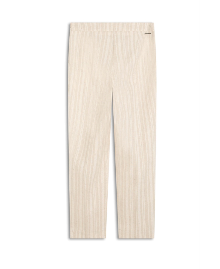 Calça Linen Lure Listra Carrot Padrao 2