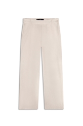 Calça Linen Straight Stripes Straight Areia
