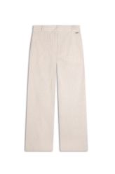 Calça Linen Straight Stripes Straight Areia