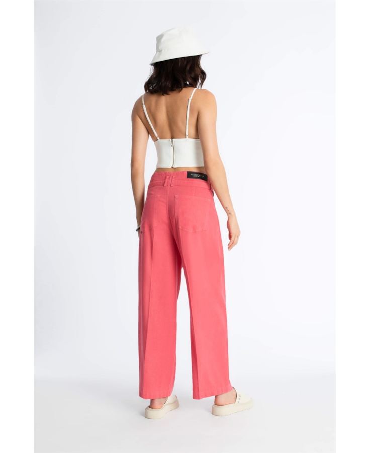 Calça Linho Washed Goiaba