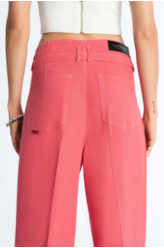 Calça Linho Washed Goiaba
