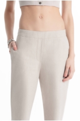 Calça Linsar Sarjado Straight Natural