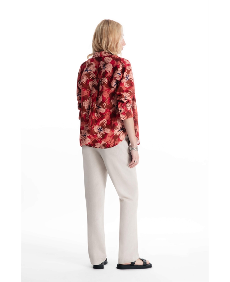 Calça Linsar Sarjado Straight Natural