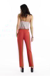 Calça Linsar Sarjado Straight Terra