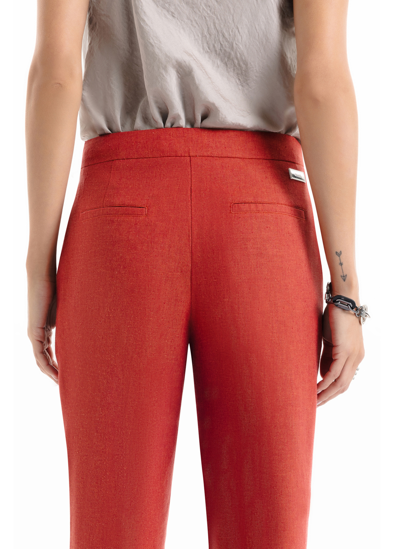 Calça Linsar Sarjado Straight Terra