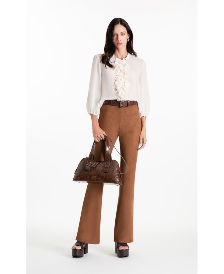 Calça Malha Nobu Long Camel