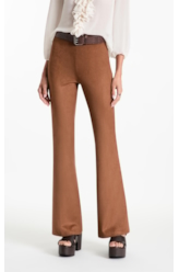 Calça Malha Nobu Long Camel