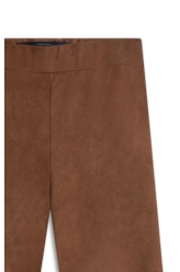 Calça Malha Nobu Long Flare Bege